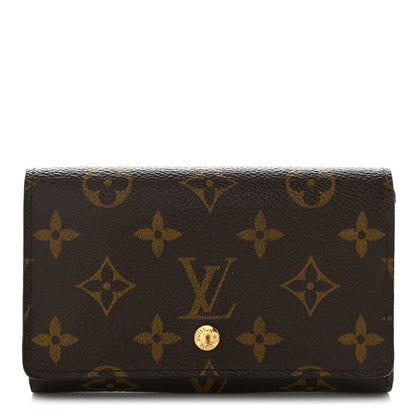 Louis Vuitton Monogram Porte-Monnaie Tresor Wallet 1 of 9