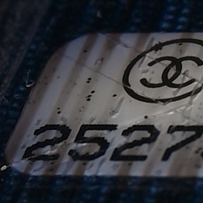 Chanel Caviar Quilted Boy Wallet On Chain WOC Blue 8 of 10