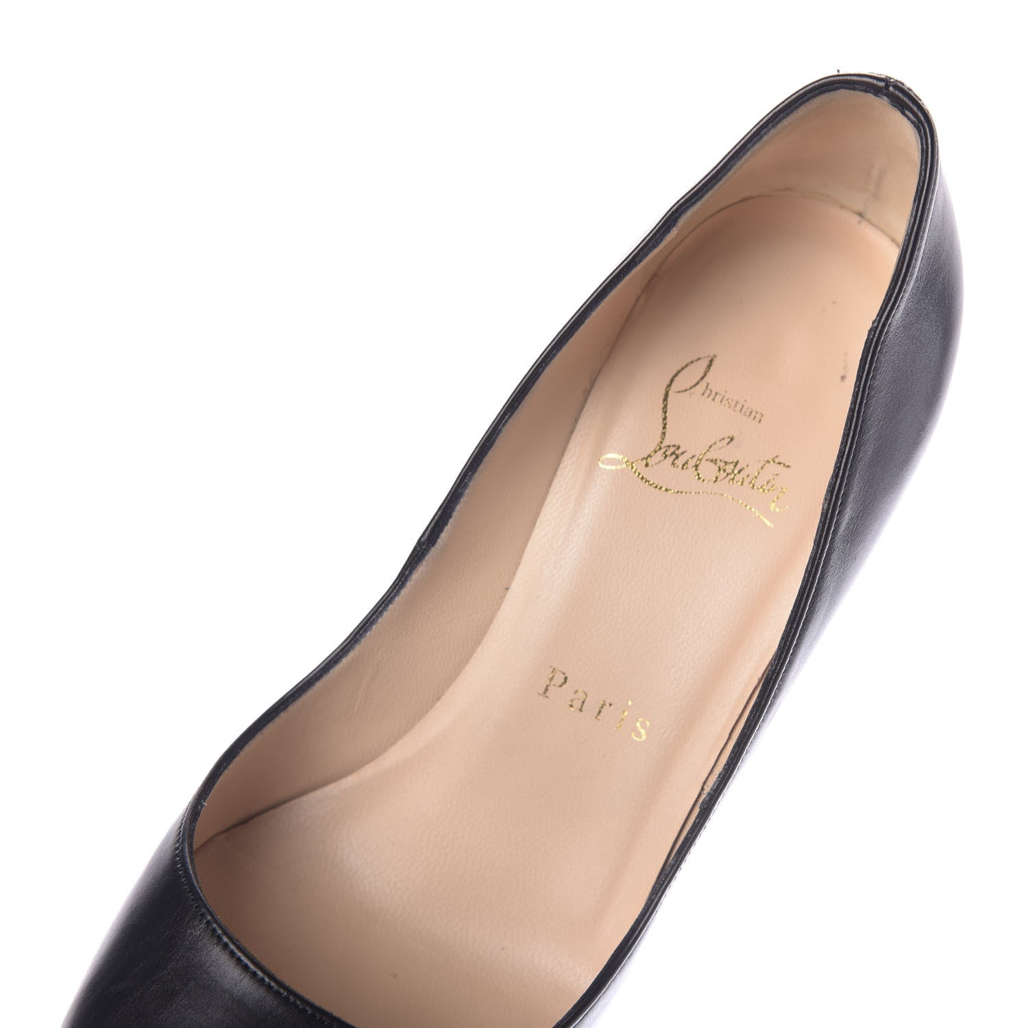 Christian Louboutin Kid Very Prive 120 Pumps 35 Black Red 9 of 11