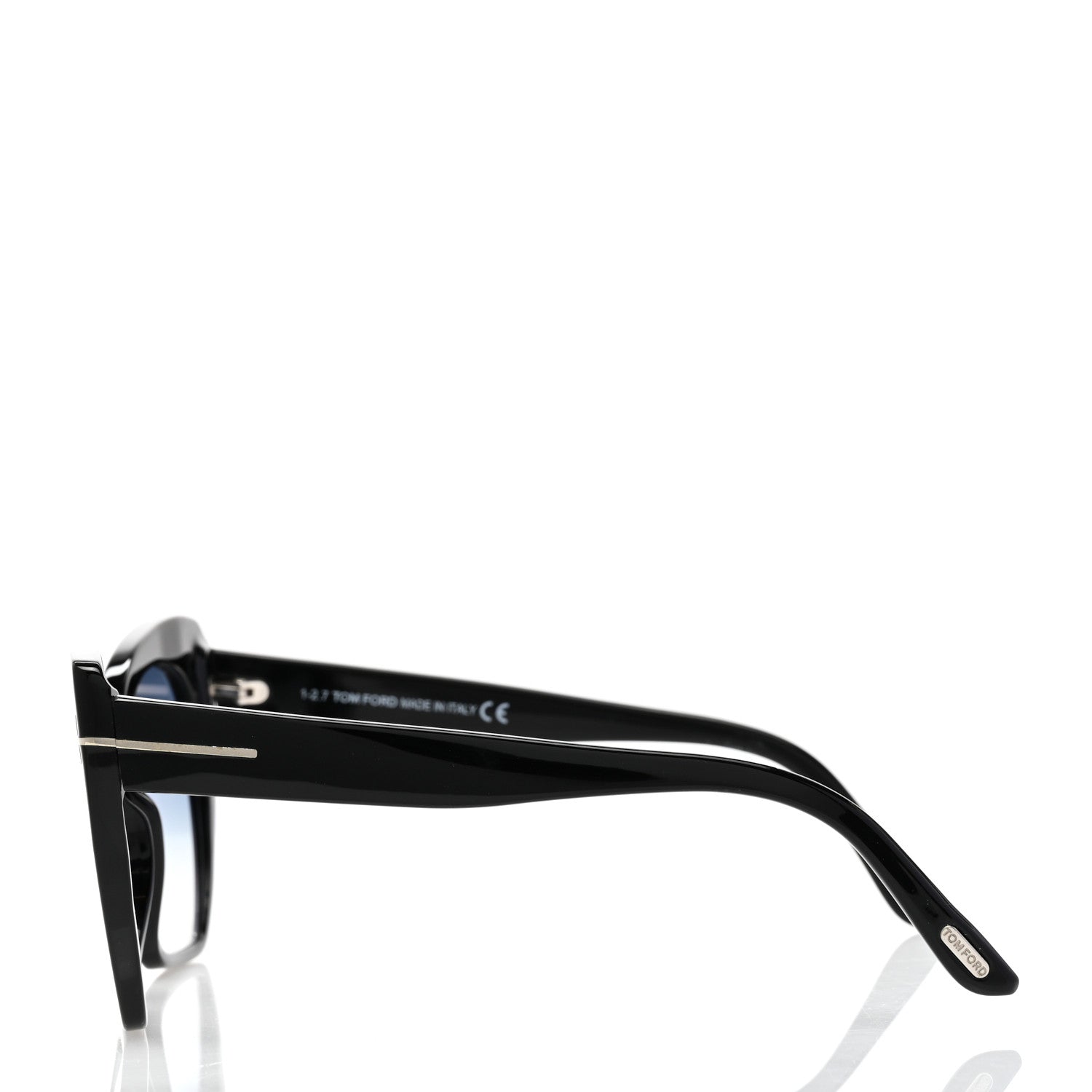 Tom Ford Samantha Cat Eye Sunglasses TF553 Black 3 of 8