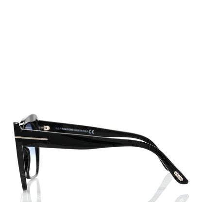 Tom Ford Samantha Cat Eye Sunglasses TF553 Black 3 of 8
