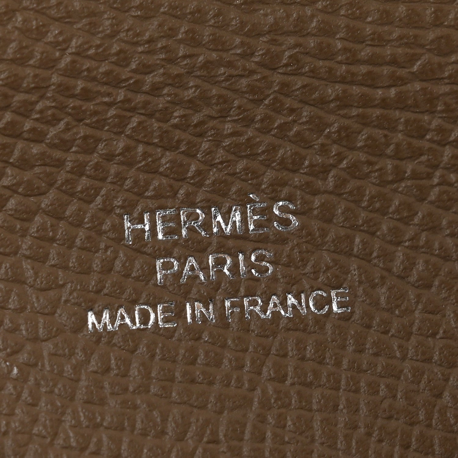 Hermes Epsom Calvi Card Case Etoupe 12 of 16