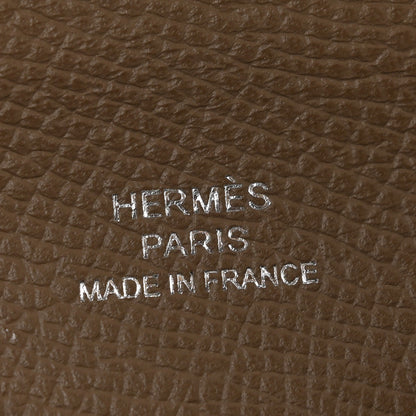 Hermes Epsom Calvi Card Case Etoupe 12 of 16