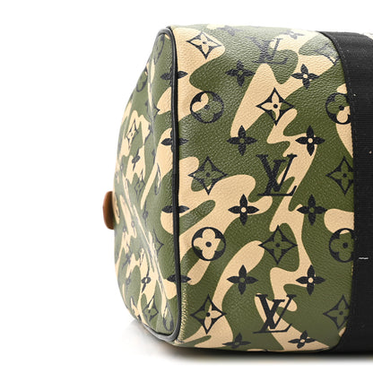 Louis Vuitton Monogram Camouflage Speedy 35 8 of 9