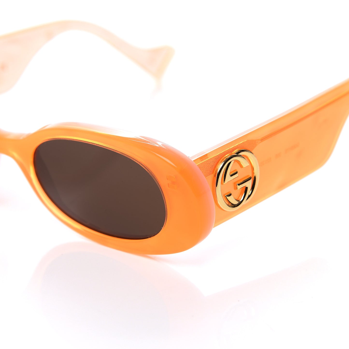 Acetate Oval Sunglasses GG0517S Orange