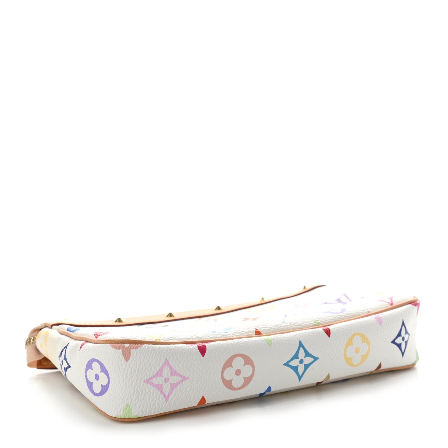 Monogram Multicolor Pochette Accessories White