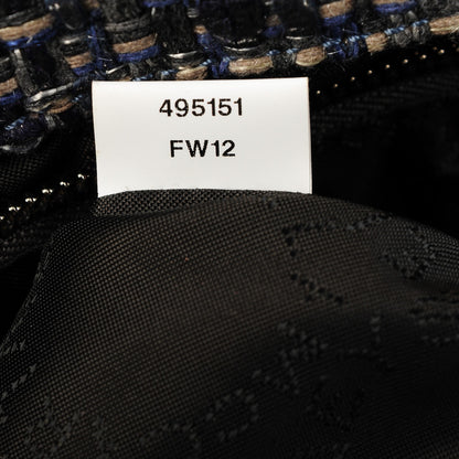 Stella McCartney Metallic Woven Boucle Falabella Blue 8 of 9