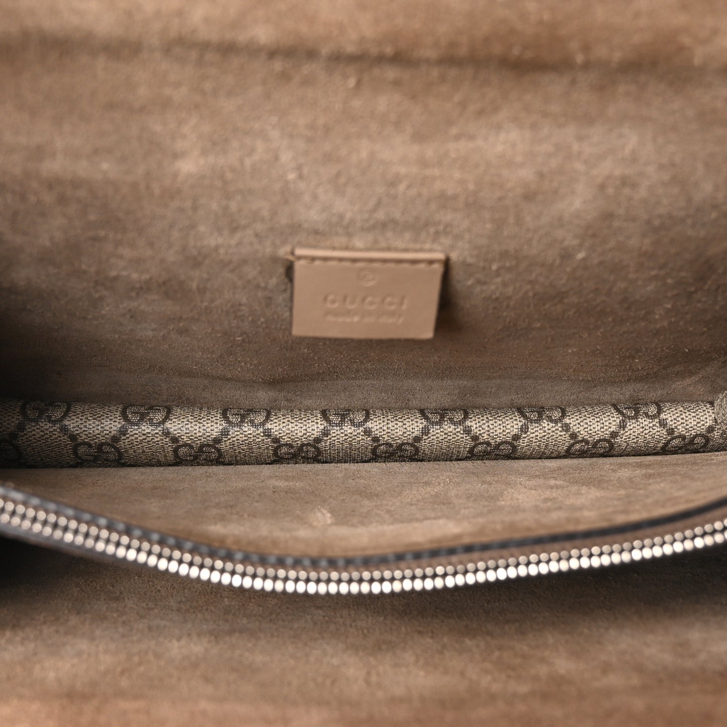 GG Supreme Monogram Small Dionysus Shoulder Bag Taupe
