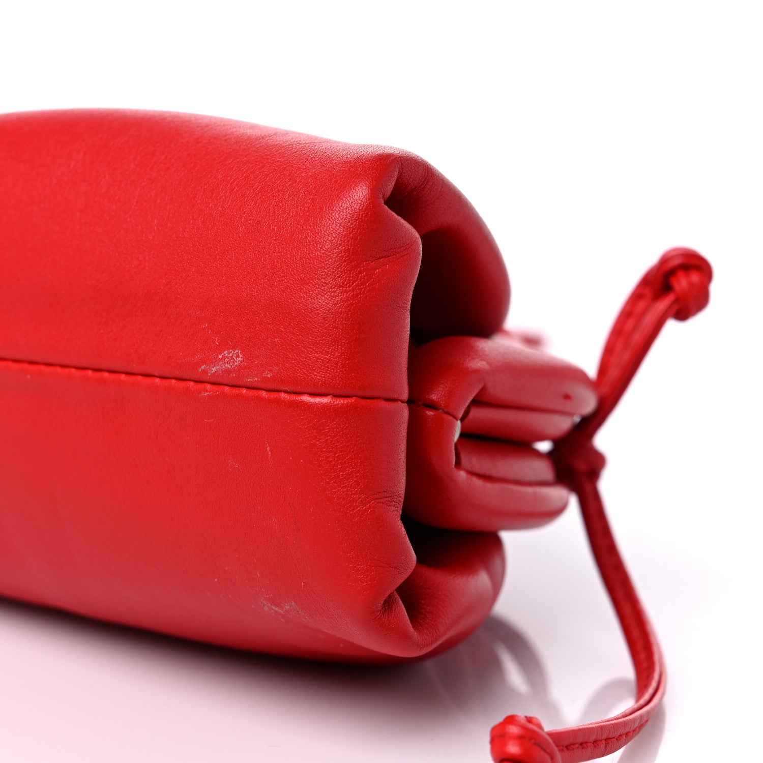 Bottega Veneta Butter Calfskin The Mini Pouch Red 9 of 13