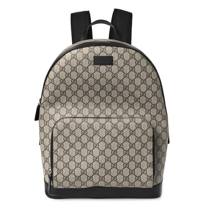 Gucci GG Supreme Monogram Medium Backpack Black 1 of 8