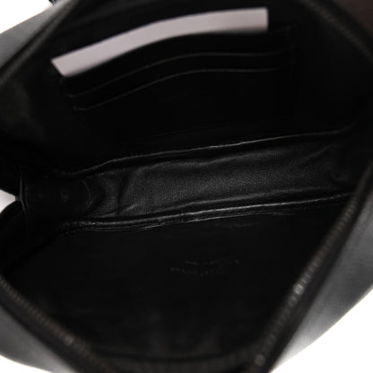 Saint Laurent Grain De Poudre Matelasse Monochrome Monogram Mini Lou Camera Bag Black 5 of 9