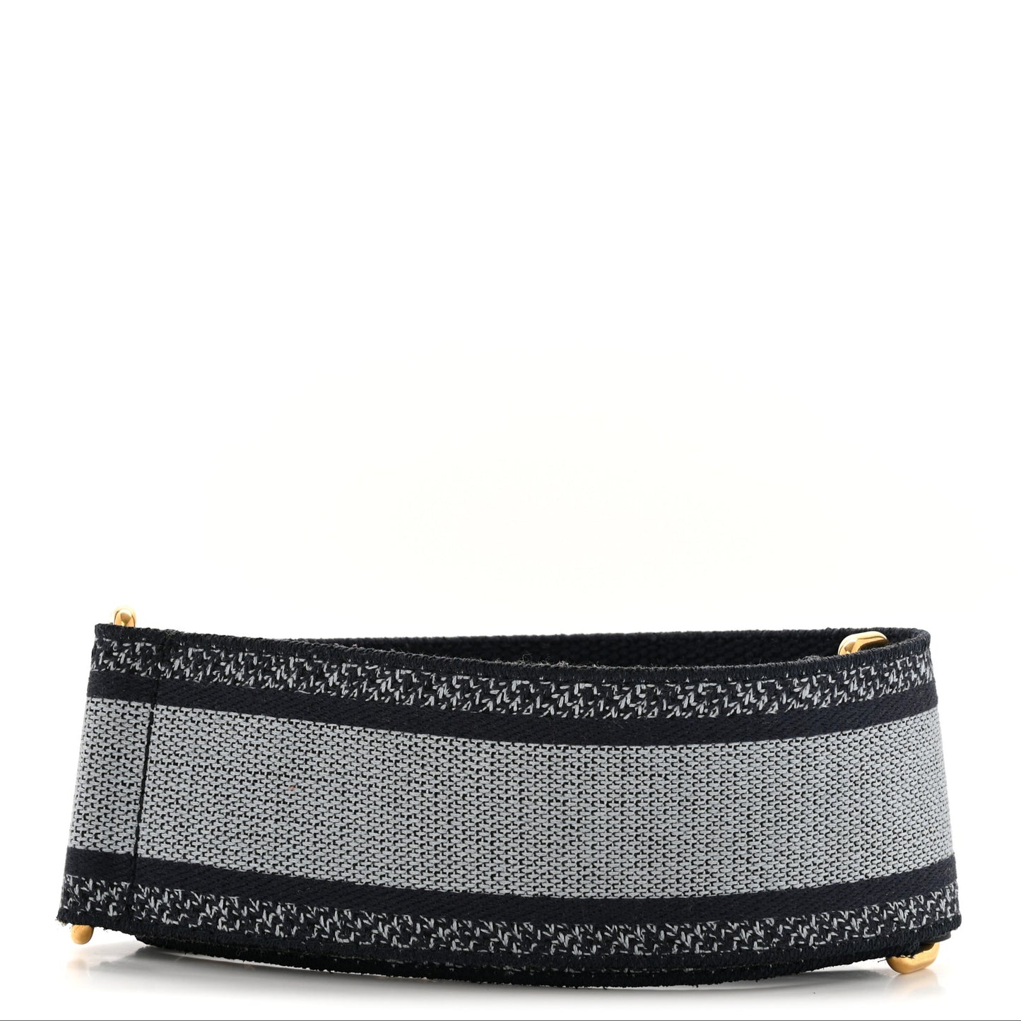 Canvas Embroidered Adjustable Shoulder Strap Blue