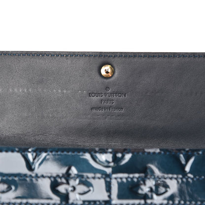 Louis Vuitton Vernis Sarah Wallet Blue Nuit 6 of 8