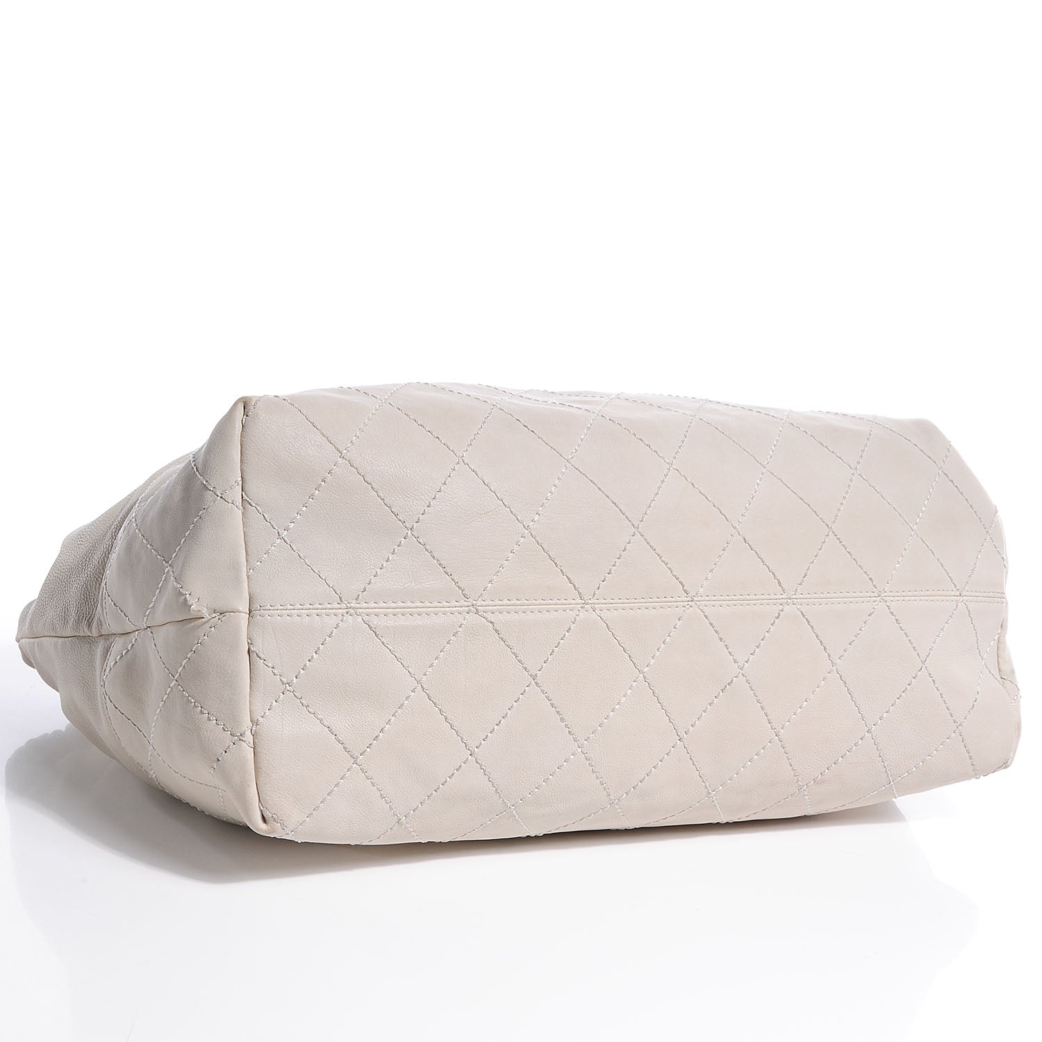 Chanel Calfskin Baby Coco Cabas White 4 of 10