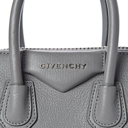Givenchy Sugar Goatskin Mini Antigona Pearl Grey 10 of 11