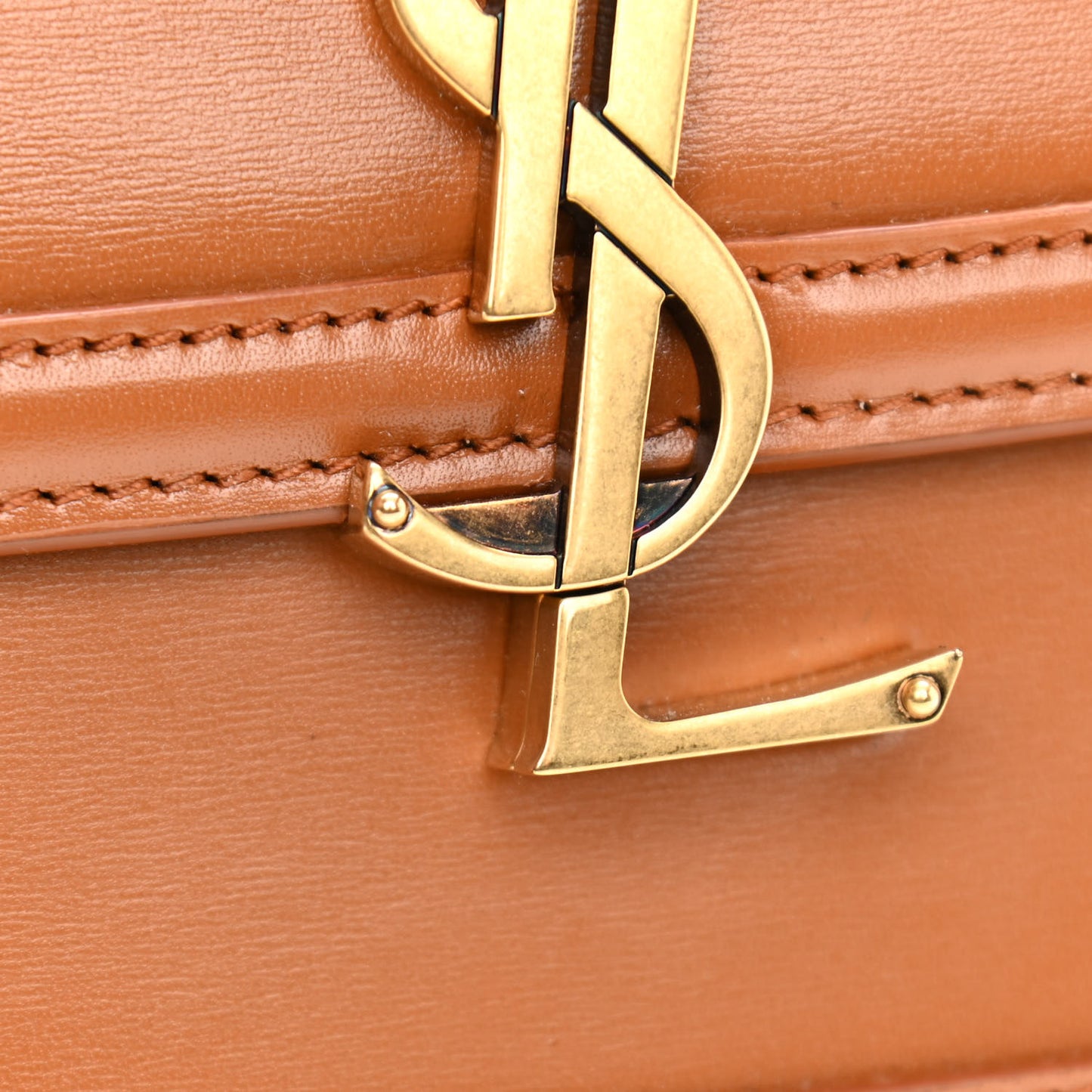 Box Calfskin Monogram Medium Solferino Satchel Camel
