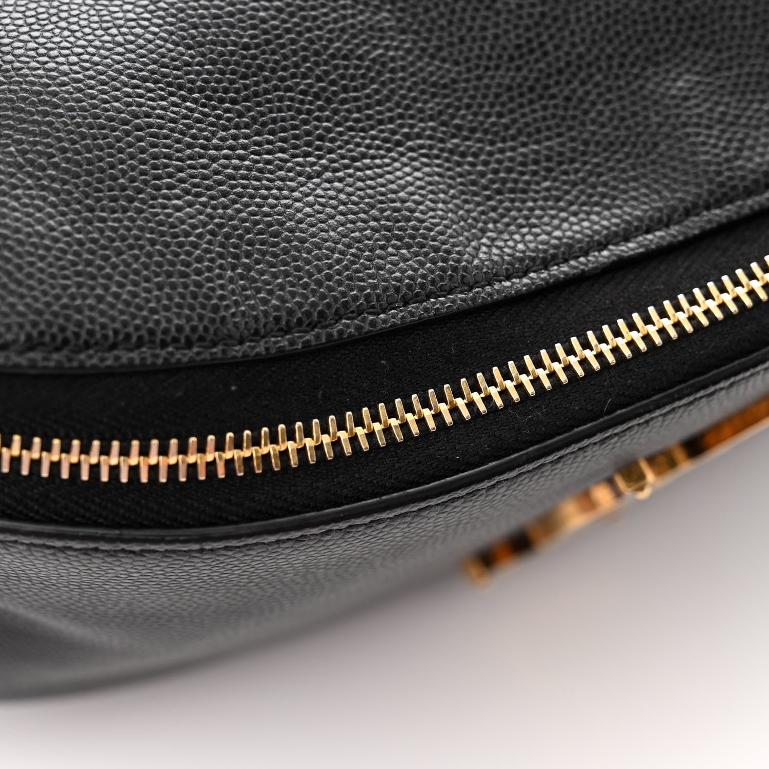 Saint Laurent Grain De Poudre Monogram Belt Bag Black 11 of 12