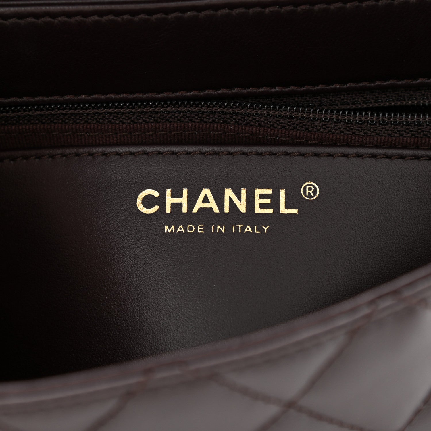 Chanel Lambskin Quilted Medium Pillow Crush Flap Dark Brown 5 of 8
