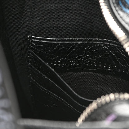 Balenciaga Agneau Arena Graffiti All Over XXS Bazar Shopper Tote Black Multicolor 7 of 12