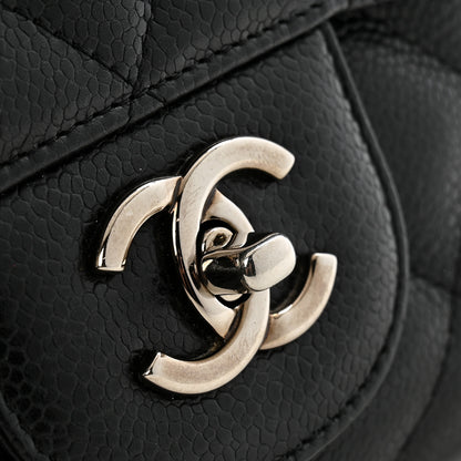 Chanel Caviar Quilted Jumbo Double Flap Black 13 of 15