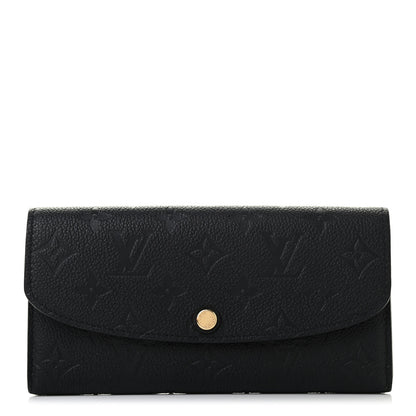 Louis Vuitton Empreinte Emilie Wallet Black Dune 1 of 7