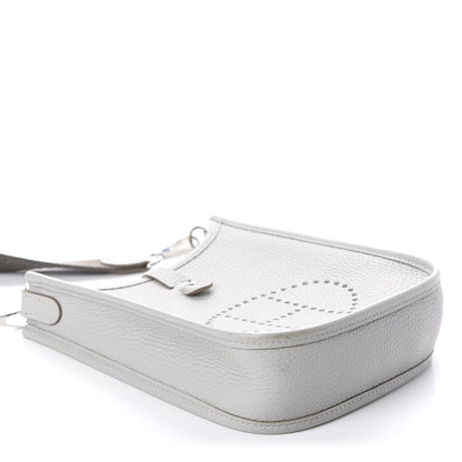 Hermes Taurillon Clemence Amazone Evelyne TPM Gris Perle Etain 4 of 9