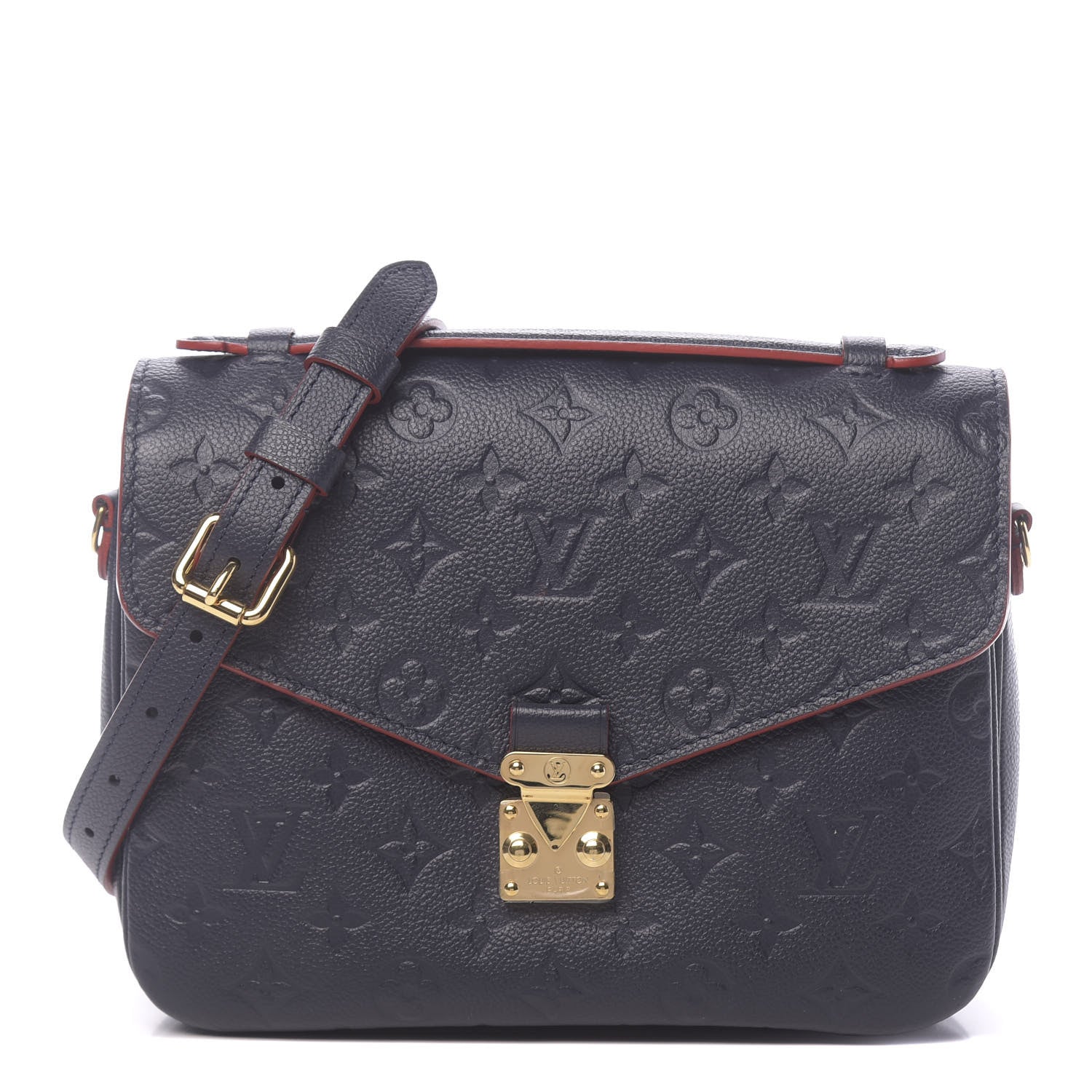 Louis Vuitton Empreinte Pochette Metis Marine Rouge 1 of 10