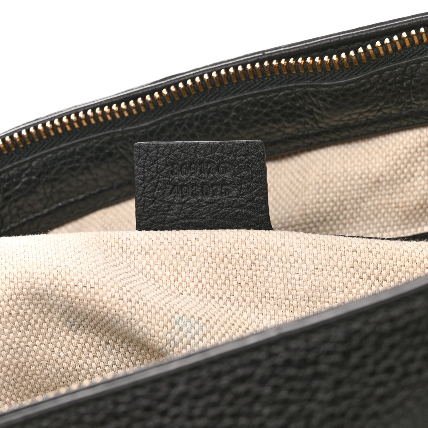 Gucci Pebbled Calfskin Small Soho Top Handle Bag Black 7 of 24
