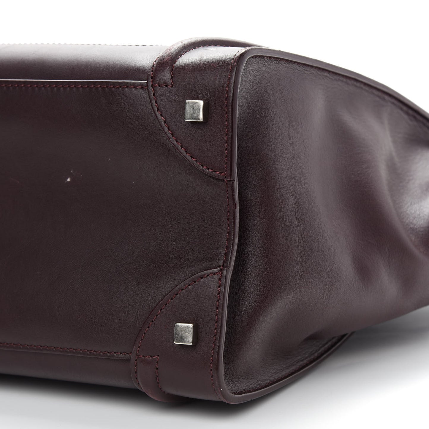 Smooth Calfskin Mini Luggage Burgundy
