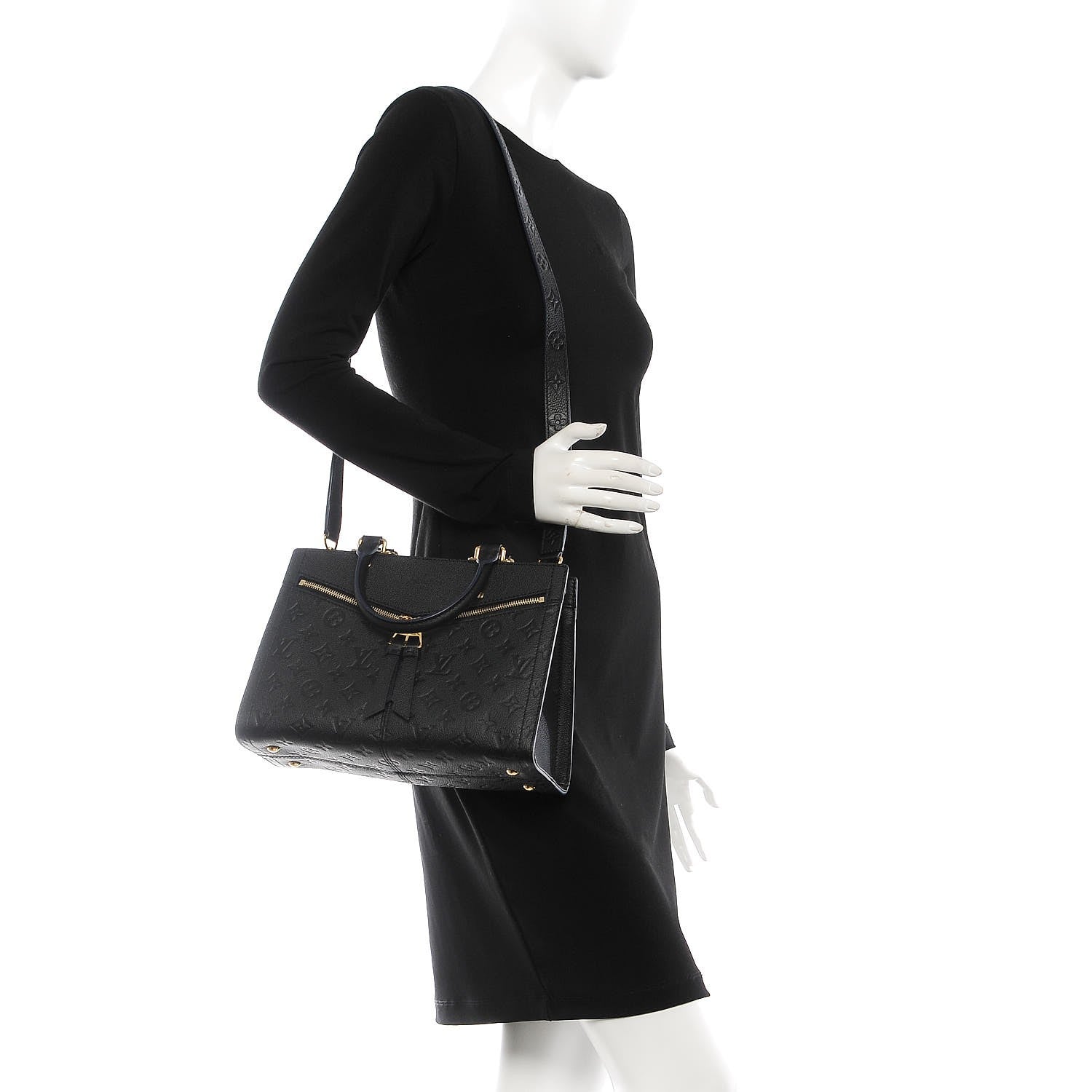 Louis Vuitton Empreinte Sully PM Black 2 of 9