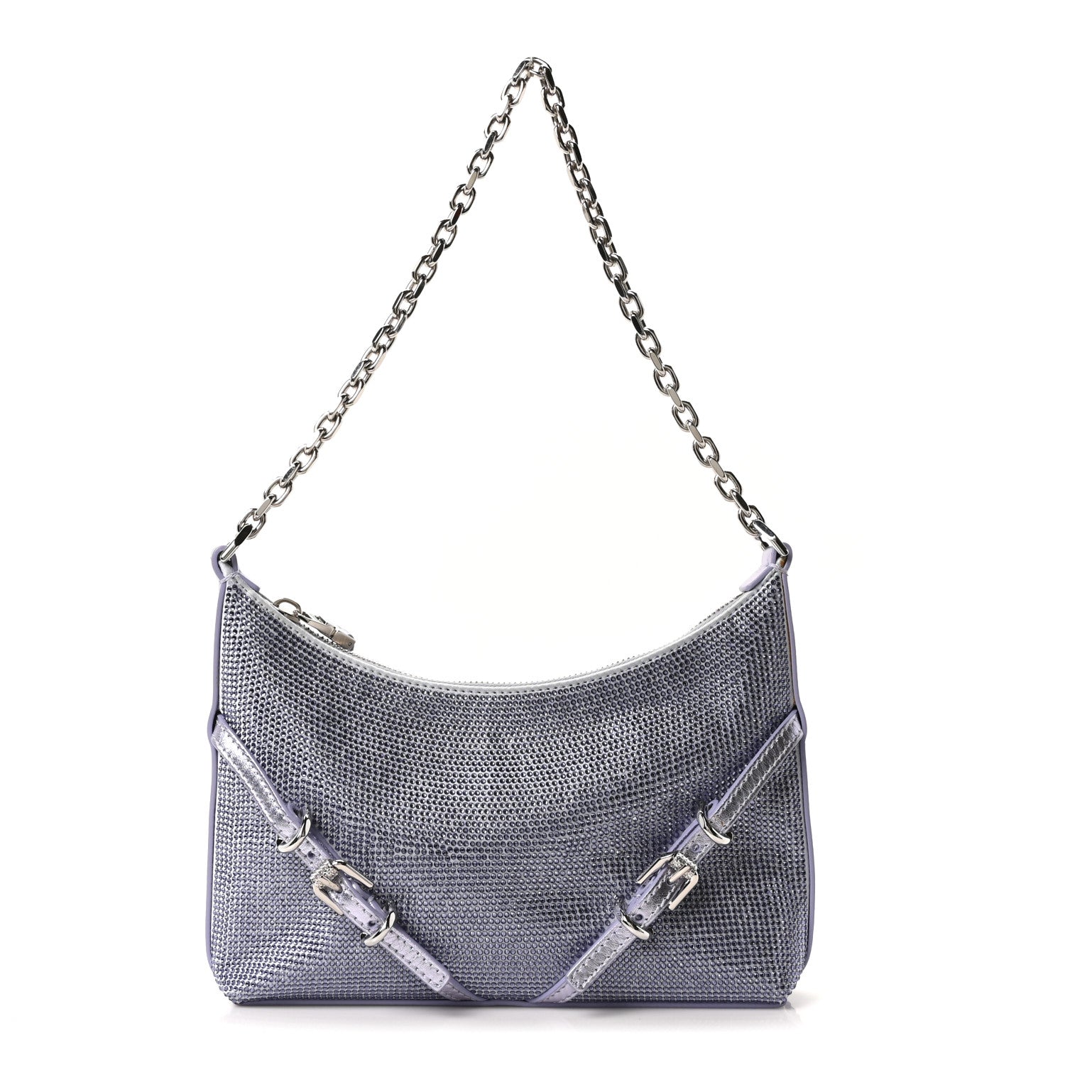 Givenchy Satin Strass Mini Voyou Boyfriend Party Bag Lavender 1 of 19