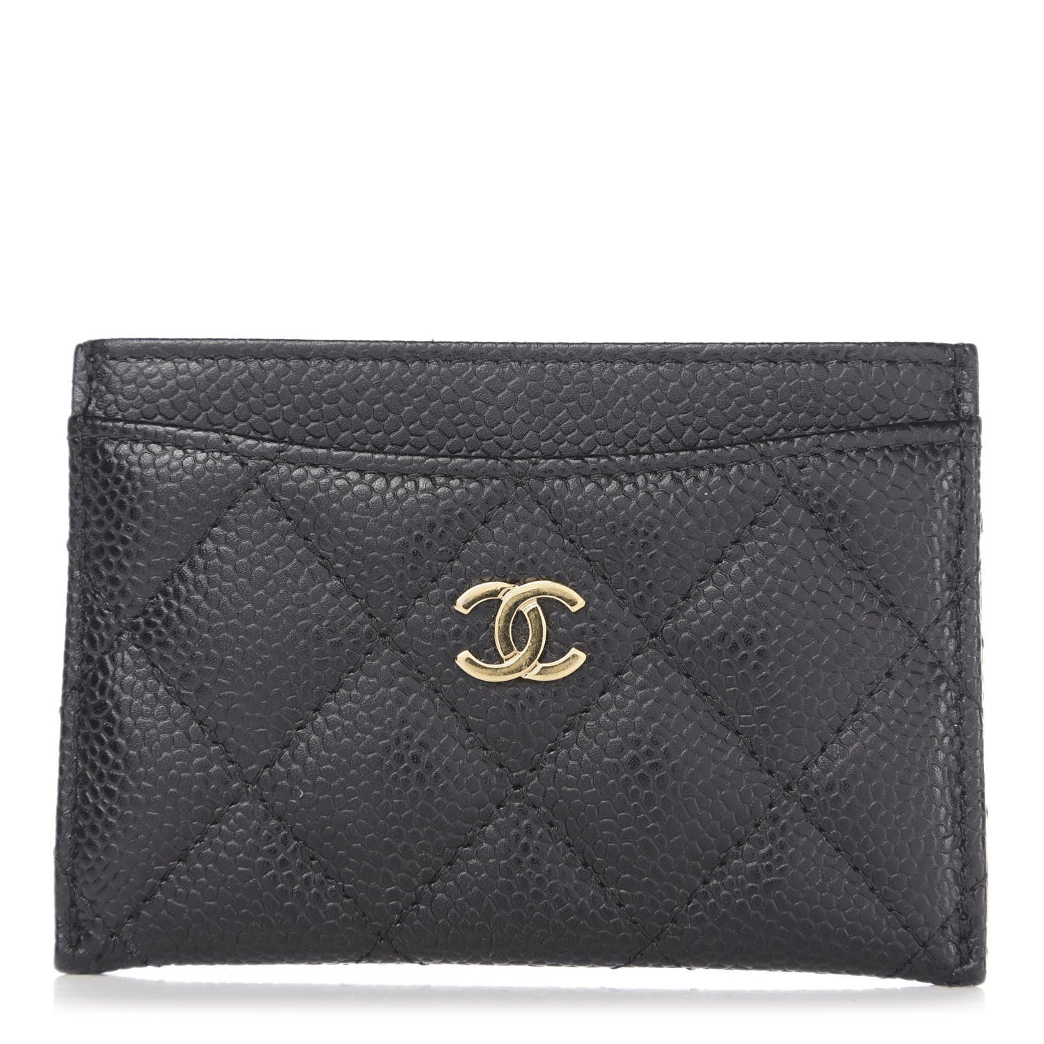 Chanel Caviar Quilted Card Holder Black 1 of 9