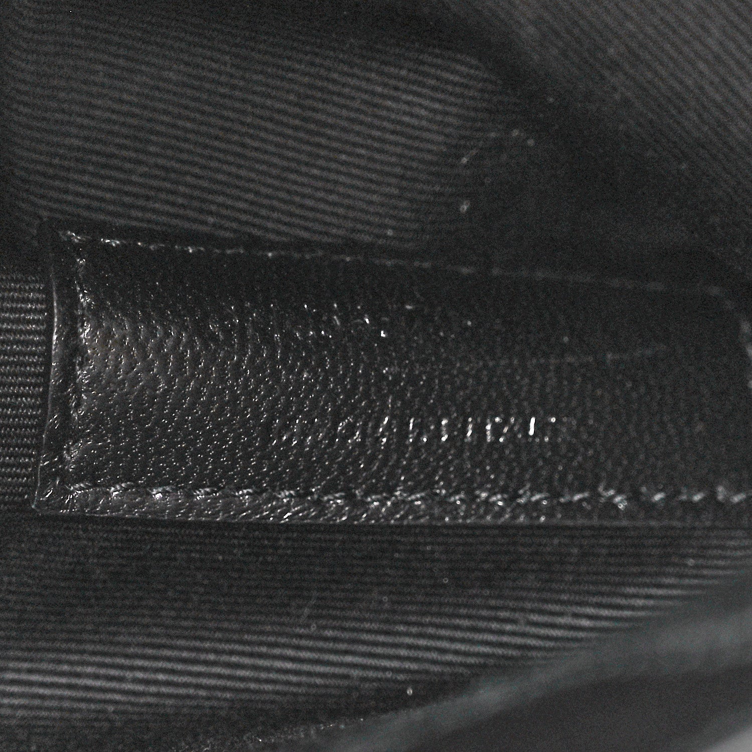 Saint Laurent Grain De Poudre Uptown Pouch Black 7 of 12