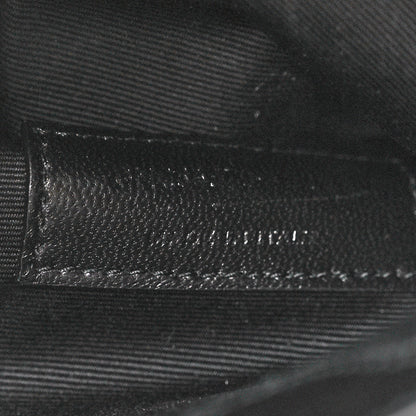 Saint Laurent Grain De Poudre Uptown Pouch Black 7 of 12