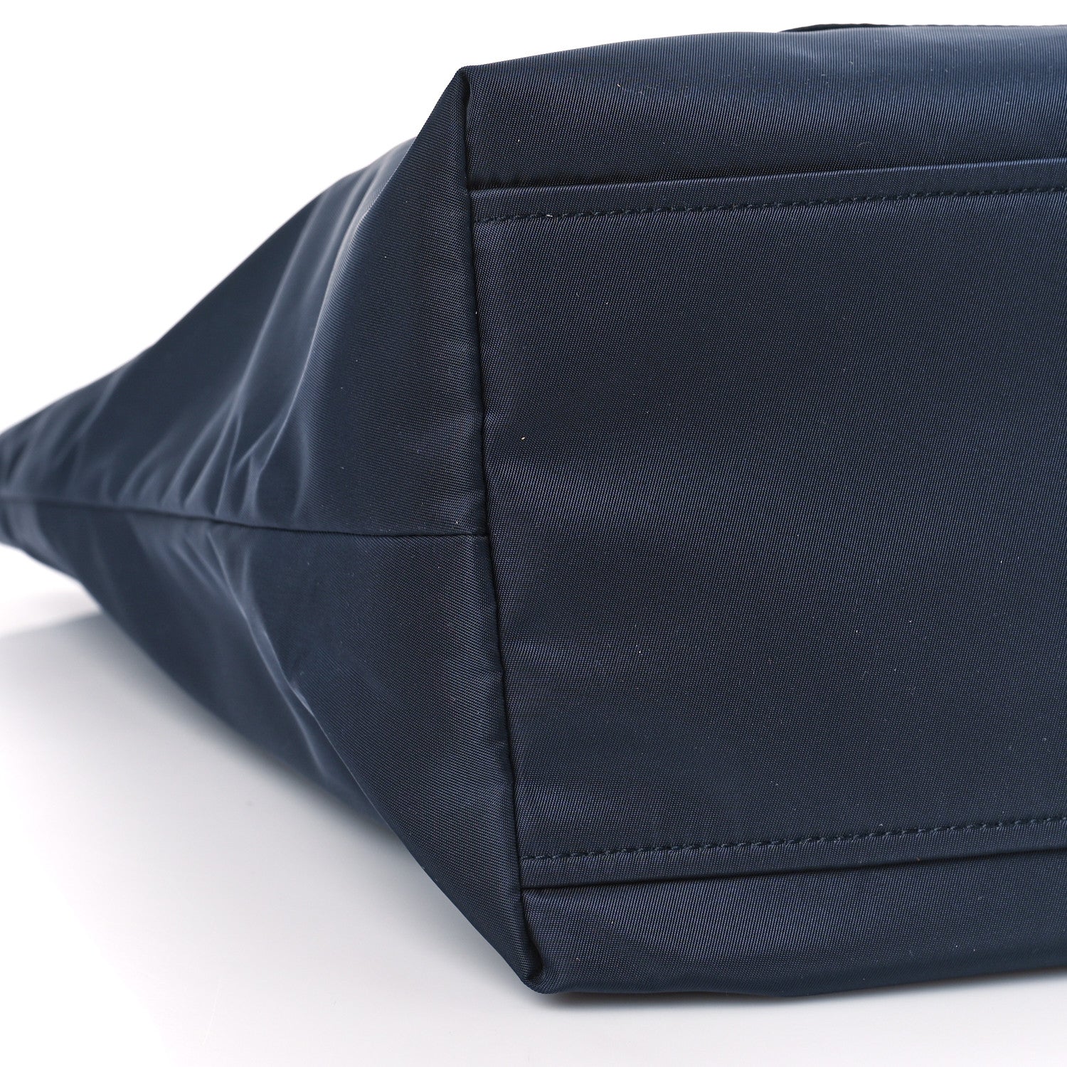 Prada Tessuto Nylon Saffiano Tote Navy 7 of 8