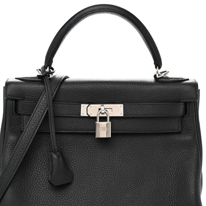 Hermes Togo Kelly Retourne 28 Black 8 of 15