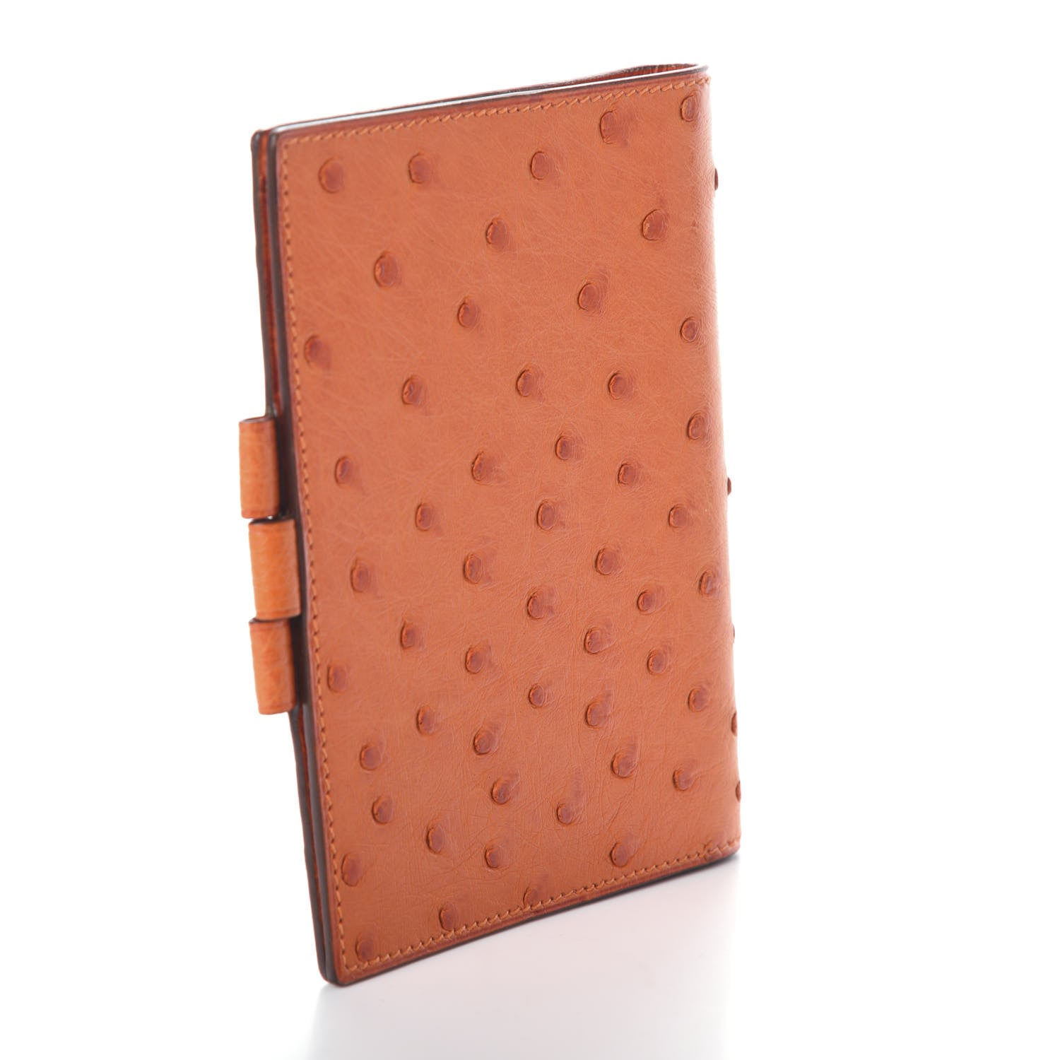 Hermes Ostrich Vision Agenda Cover PM Orange 3 of 6