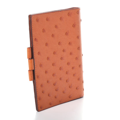 Hermes Ostrich Vision Agenda Cover PM Orange 3 of 6