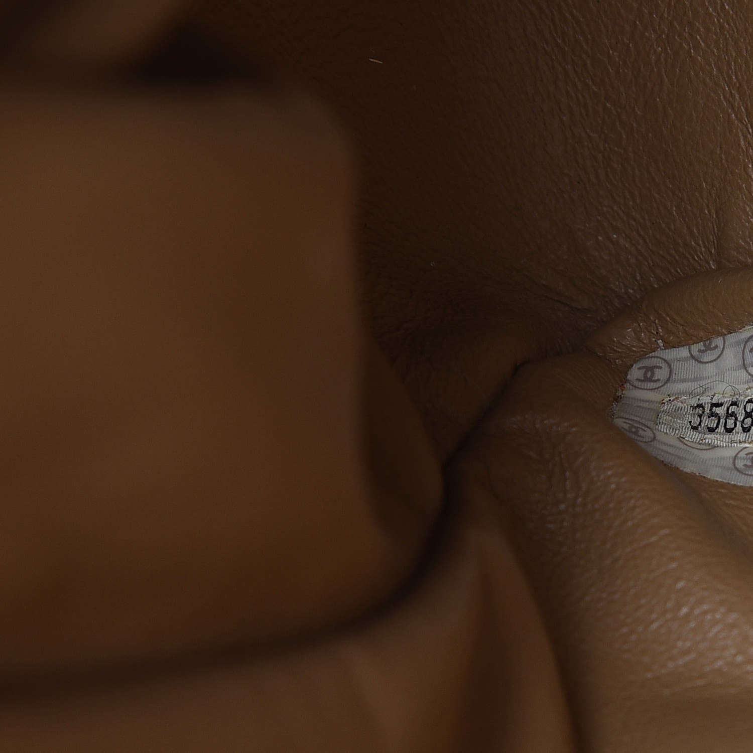 Chanel Lambskin Quilted Jumbo Single Flap Dark Beige 7 of 15