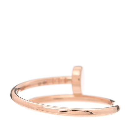 Cartier 18K Pink Gold Small Juste Un Clou Ring 58 8.25 3 of 6