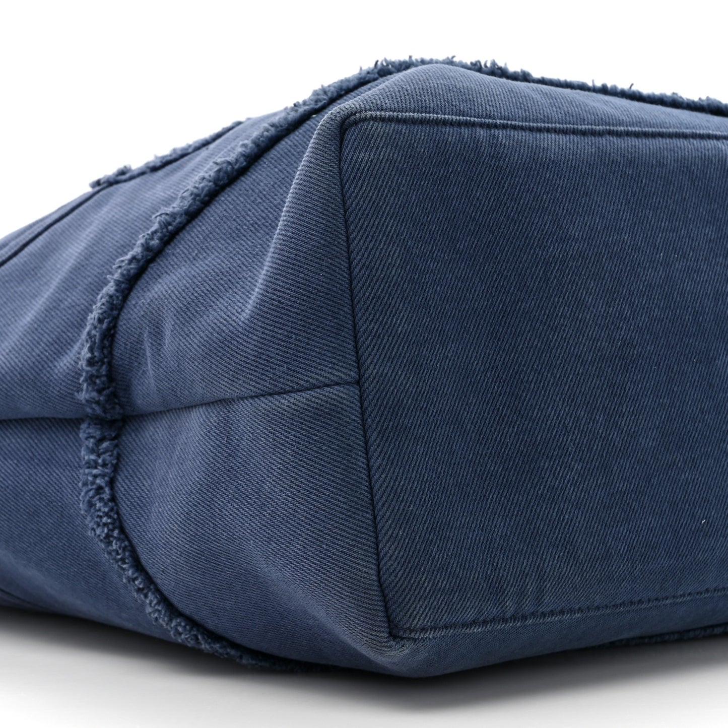 Denim Chevron Coco Tote Navy