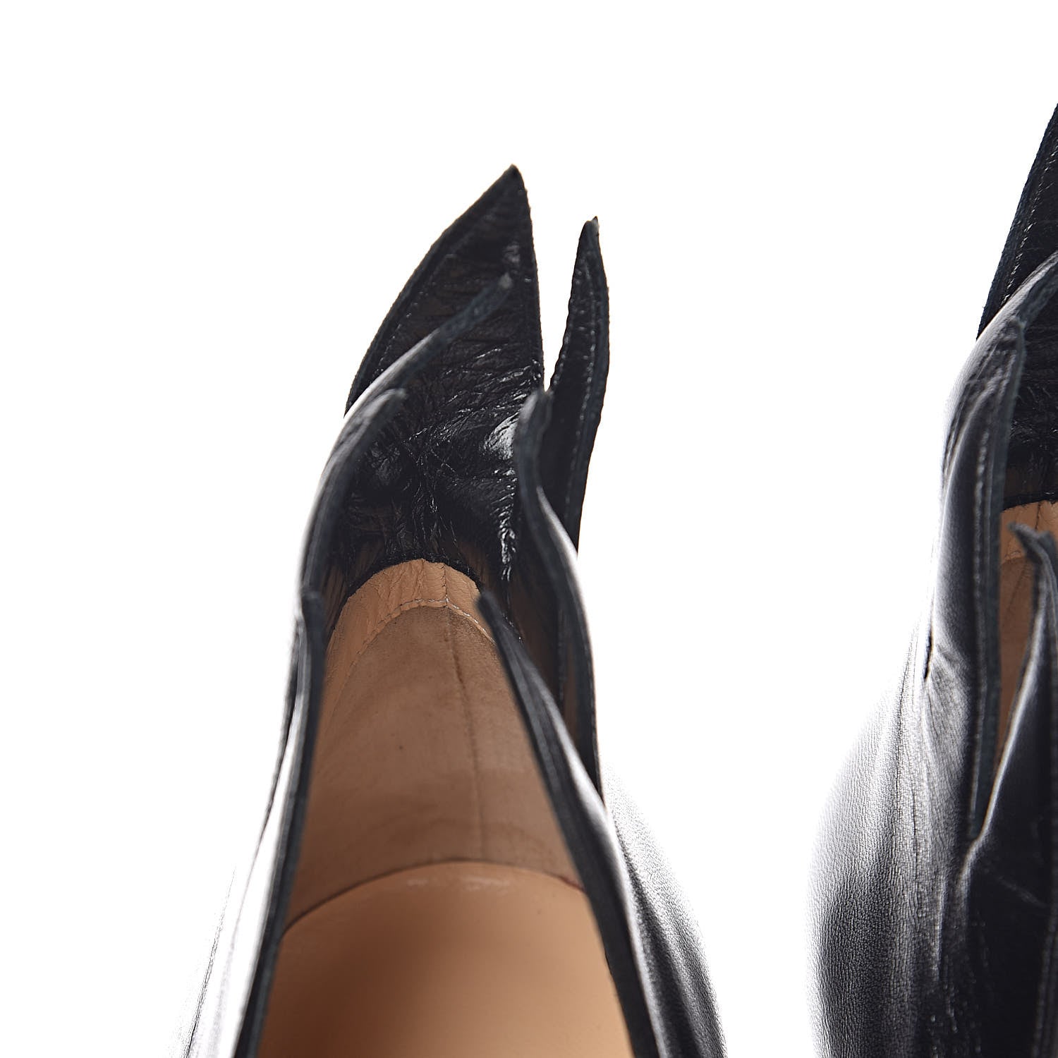 Christian Louboutin Shiny Nappa Victorina 100 Pumps 40.5 Black 9 of 11
