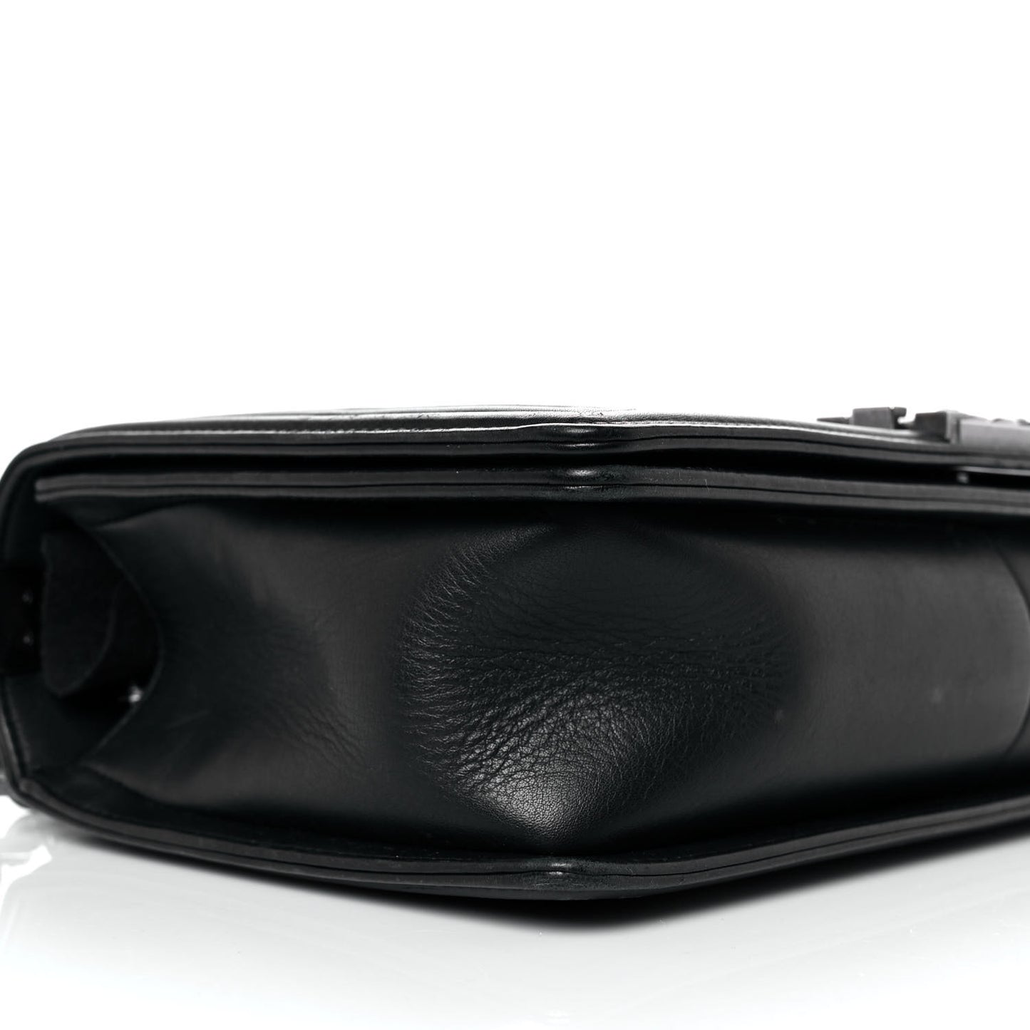 Calfskin Quilted New Medium Boy Flap Black
