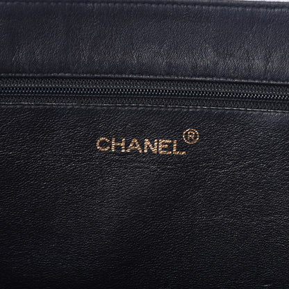 Chanel Lambskin CC Tote Black 7 of 17