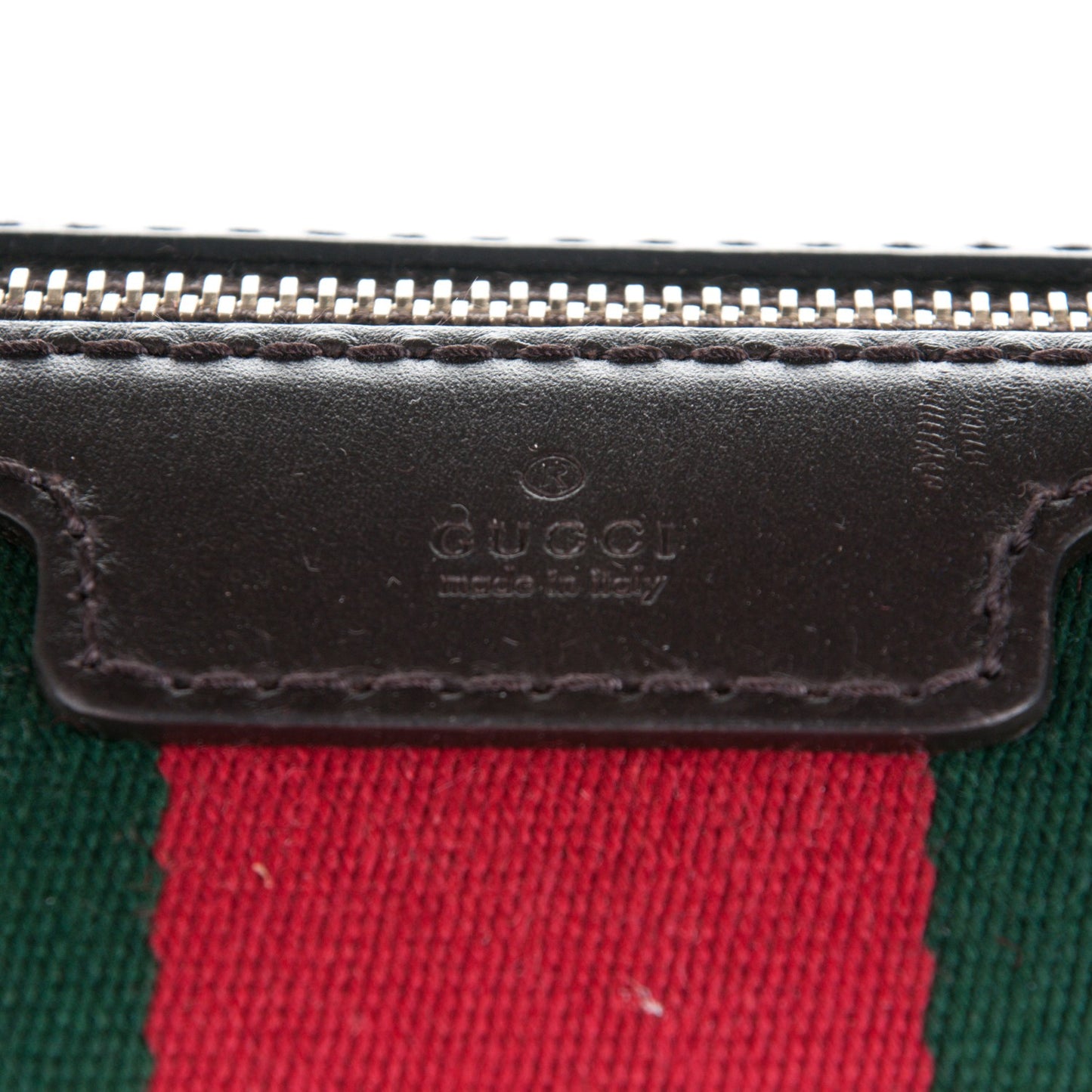 Monogram Vintage Web Medium Boston Dark Brown
