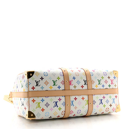 Louis Vuitton LV X TM Monogram Multicolor Keepall Bandouliere 45 White 3 of 9