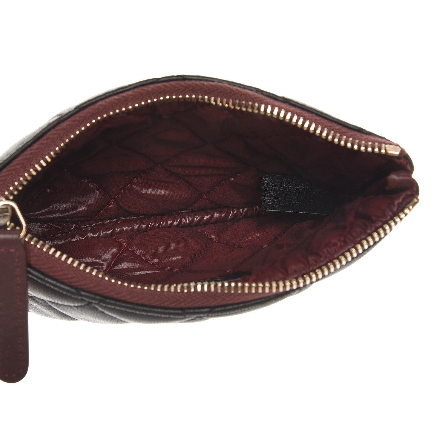 Chanel Lambskin Quilted Small Cosmetic Case Black 5 of 10
