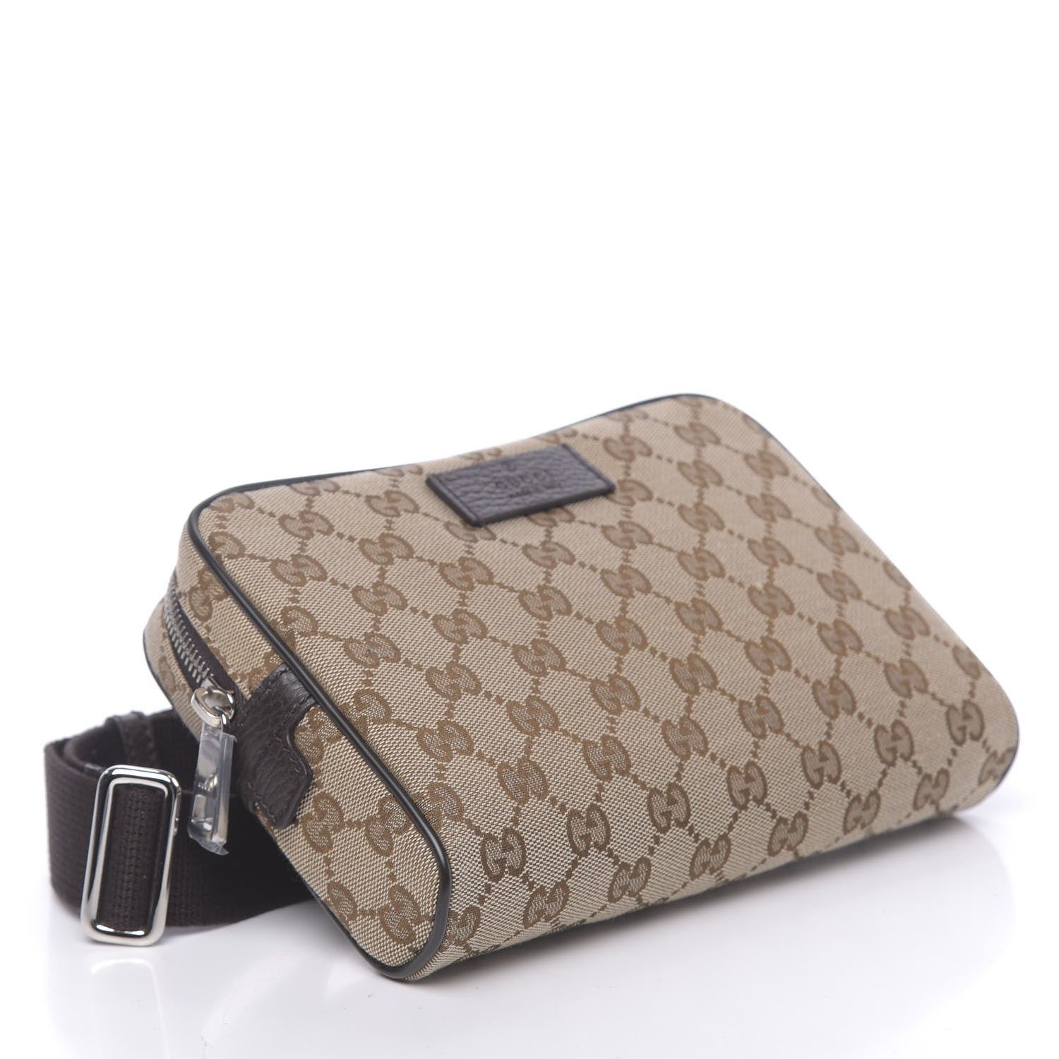 Gucci Monogram Belt Bag Dark Brown 4 of 10