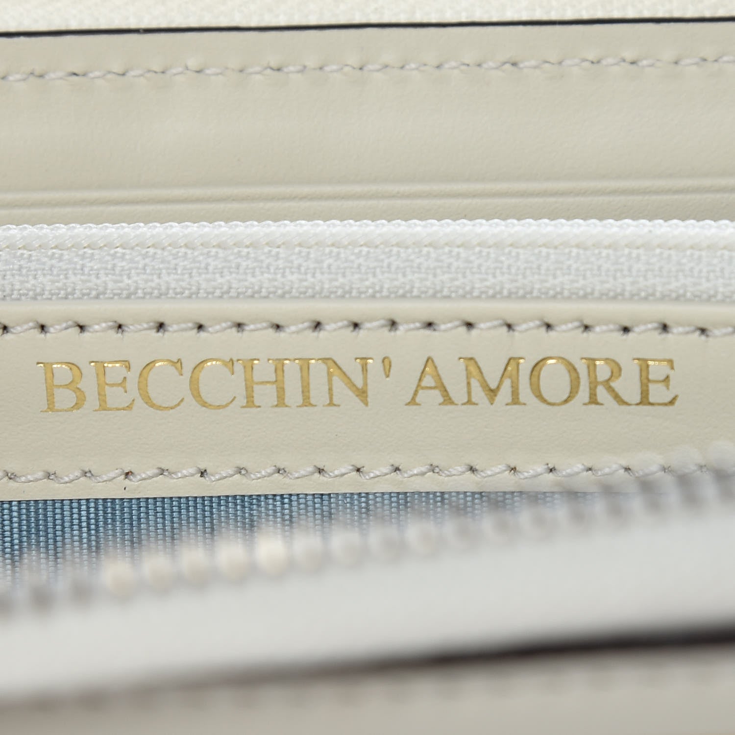 Gucci X SEGA Calfskin GUCCY Stars Zip Around Wallet Mystic White Gold 9 of 12