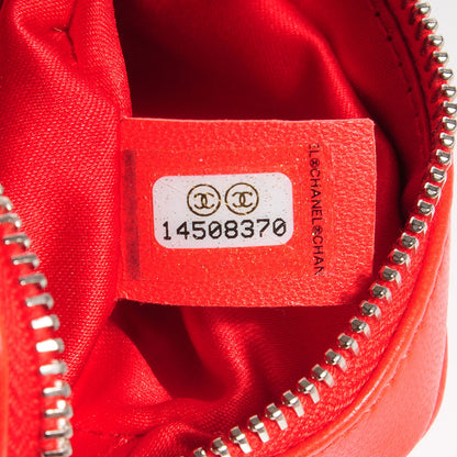Chanel Calfskin Ultimate Stitch Mini Flap WOC Bag Light Red 10 of 11